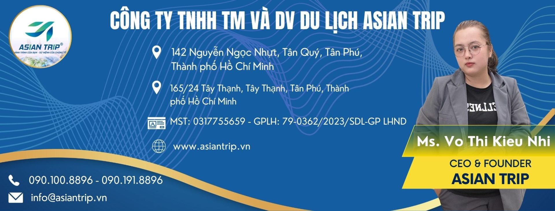 Giới thiệu Founder & CEO ASIAN TRIP 1 Giới thiệu Founder & CEO Asian Trip