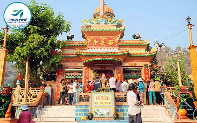Chùa Tây An Bí Ẩn Tâm Linh Núi Sam 1 mieu ba chua xu 5