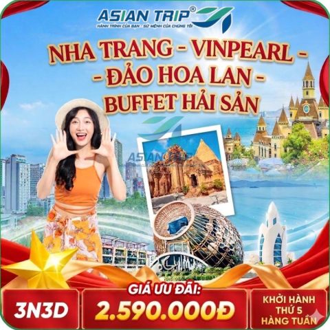 tour nha trang vinpearl dao hoa lan 2